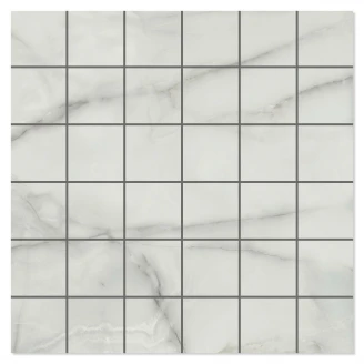 Marmor Mosaik Klinker Atrani Vit Polerad 30x30 (5x5) cm